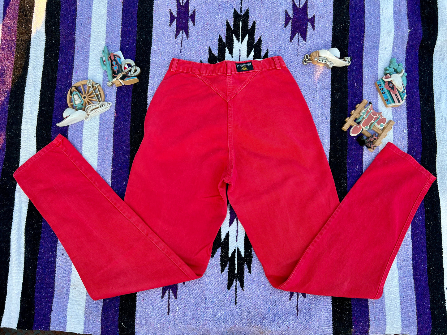 Little Red Wagon ~ Vintage Rockies