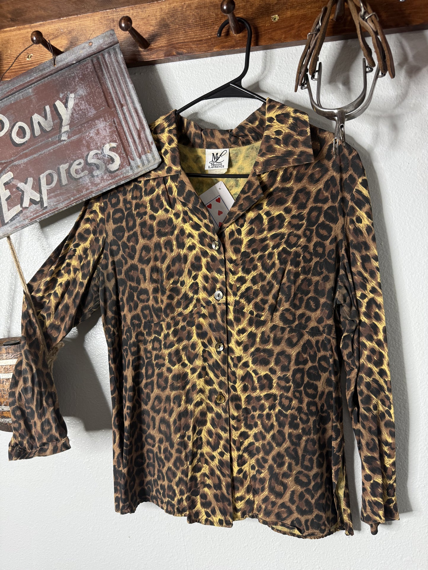 Vintage Maggie Lawrence Button-Up Blouse