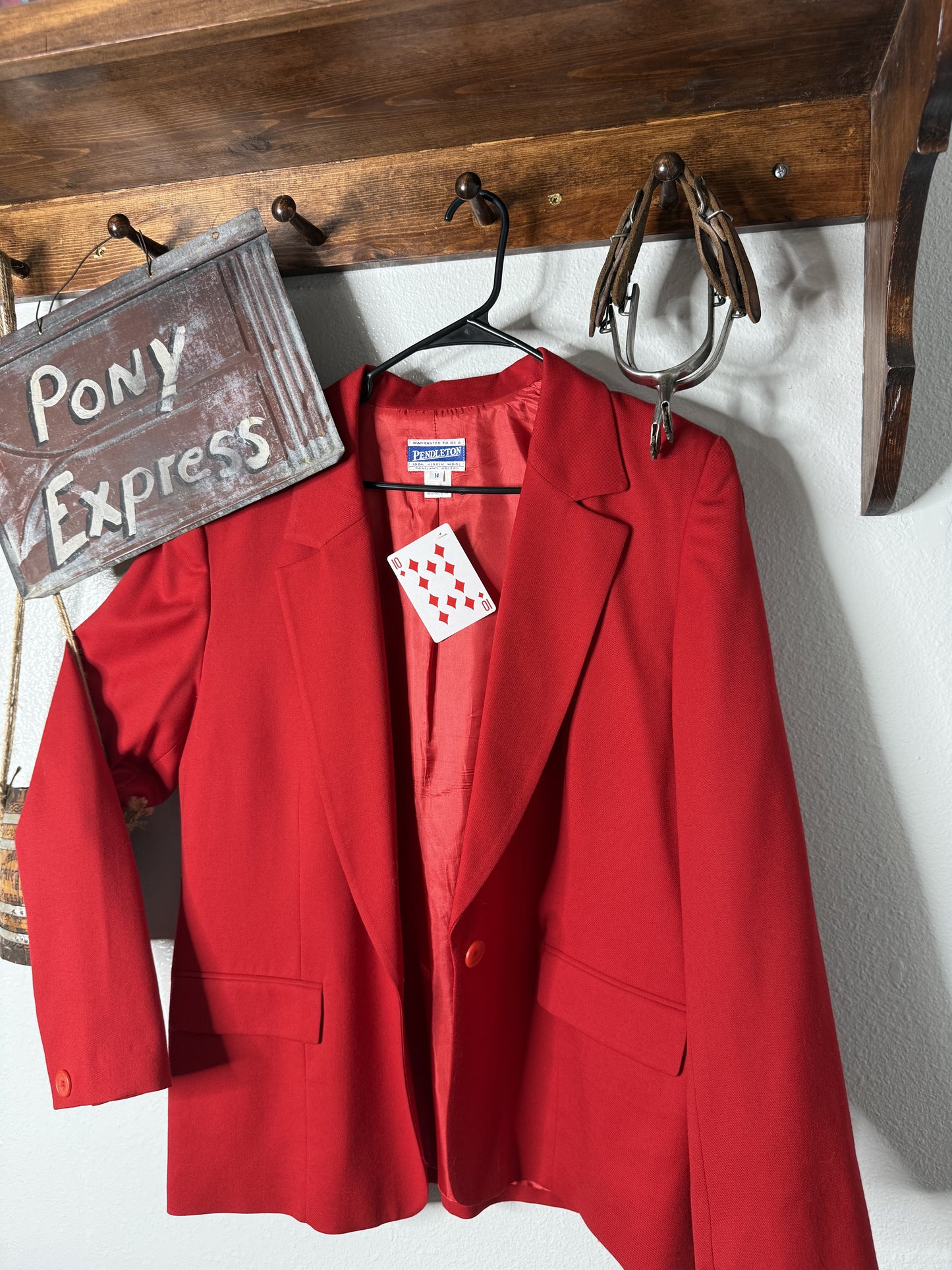 Vintage Pendleton 100% Wool Blazer