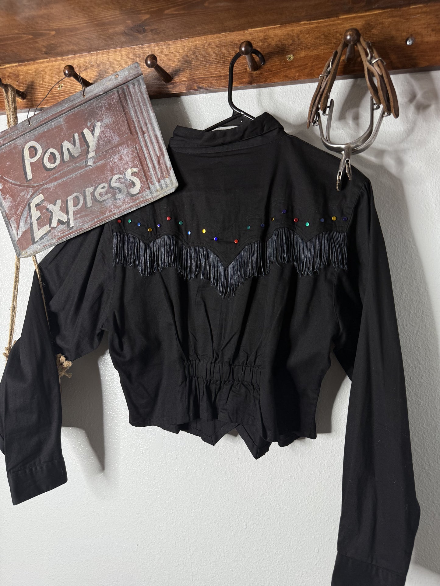 Vintage Adobe Rose Button-Up Shirt