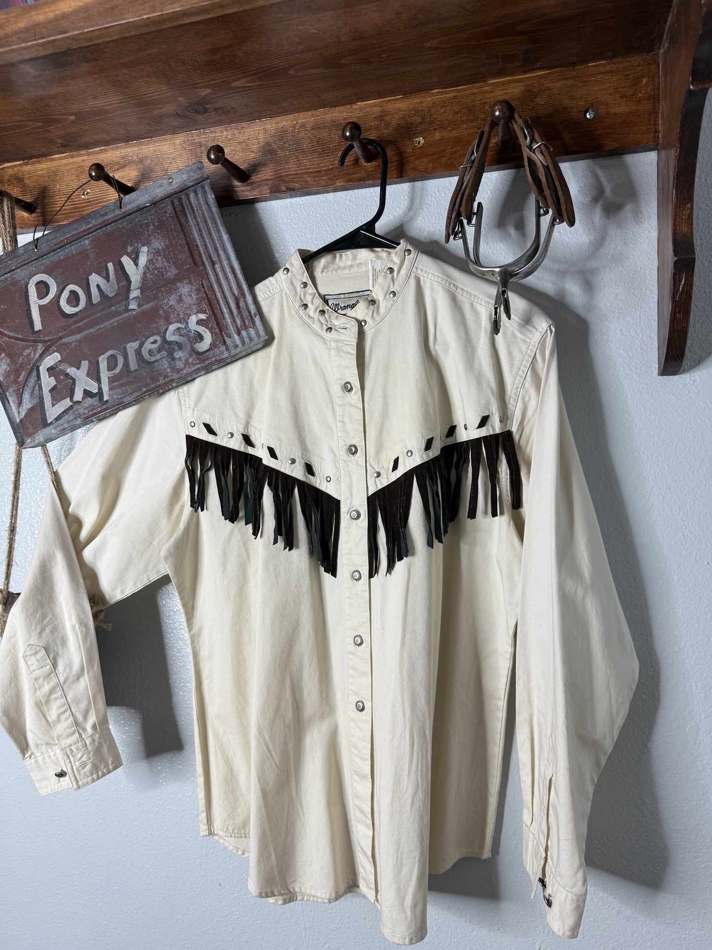 Vintage Wrangler Button-Up Shirt