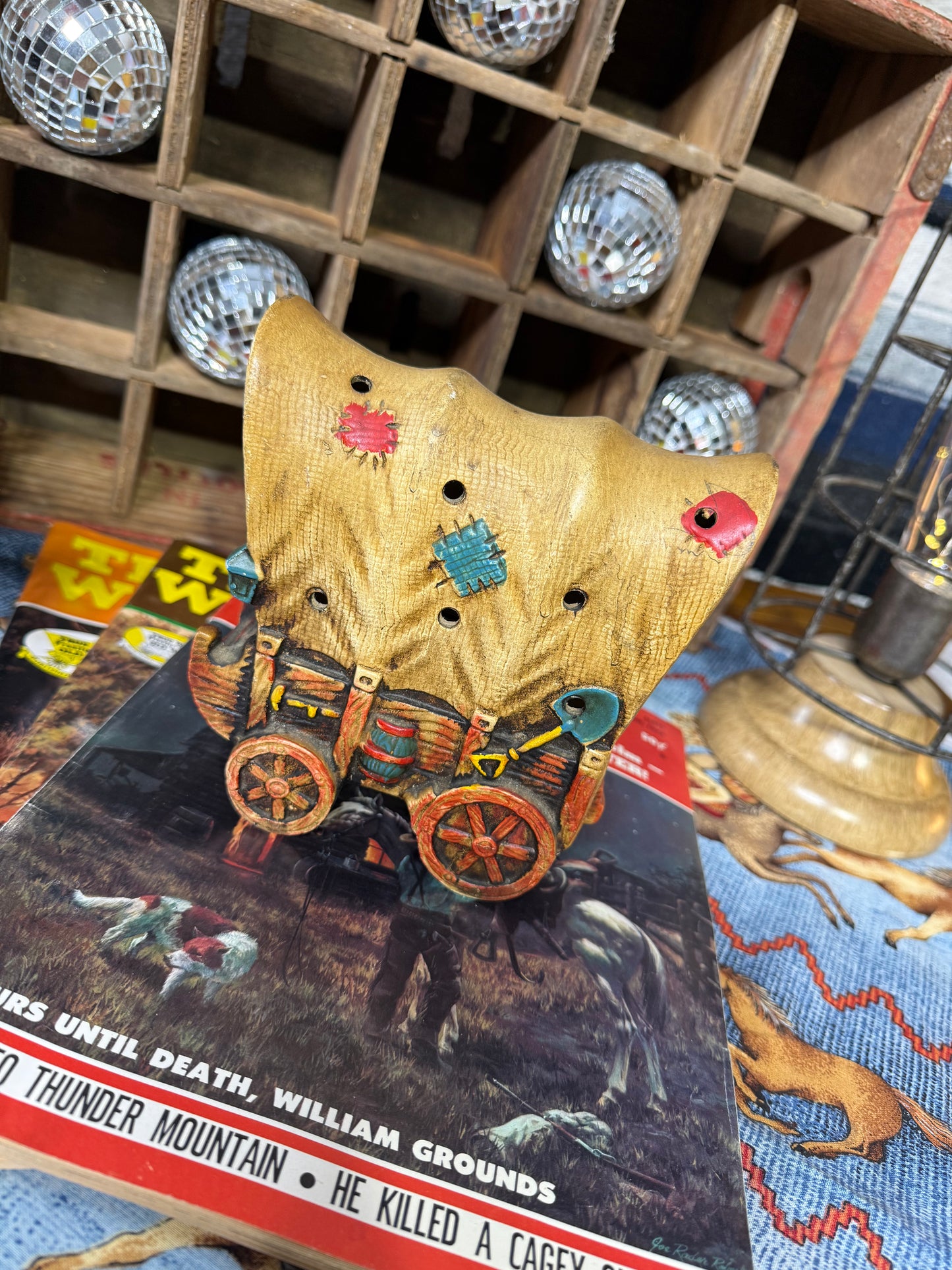 Covered Wagon Tealight Holder