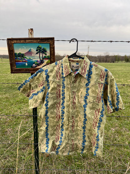 Coastal Cowboy Vintage Wrangler Pearl Snap Shirt