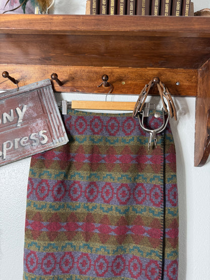 Vintage Southwestern Wrap Skirt