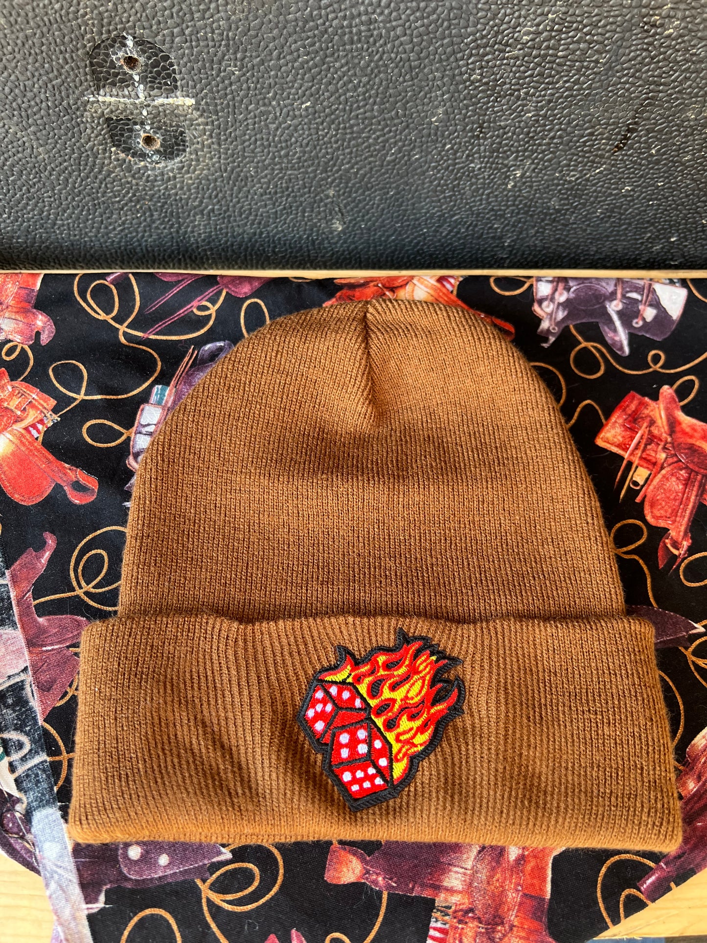 Fire & Dice - Patch Beanie