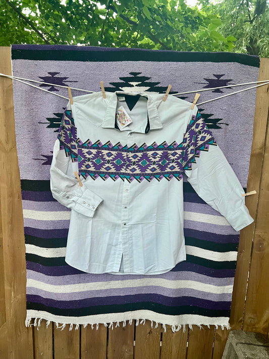 Purple Haze ~ Vintage Roper Pearl Snap Shirt