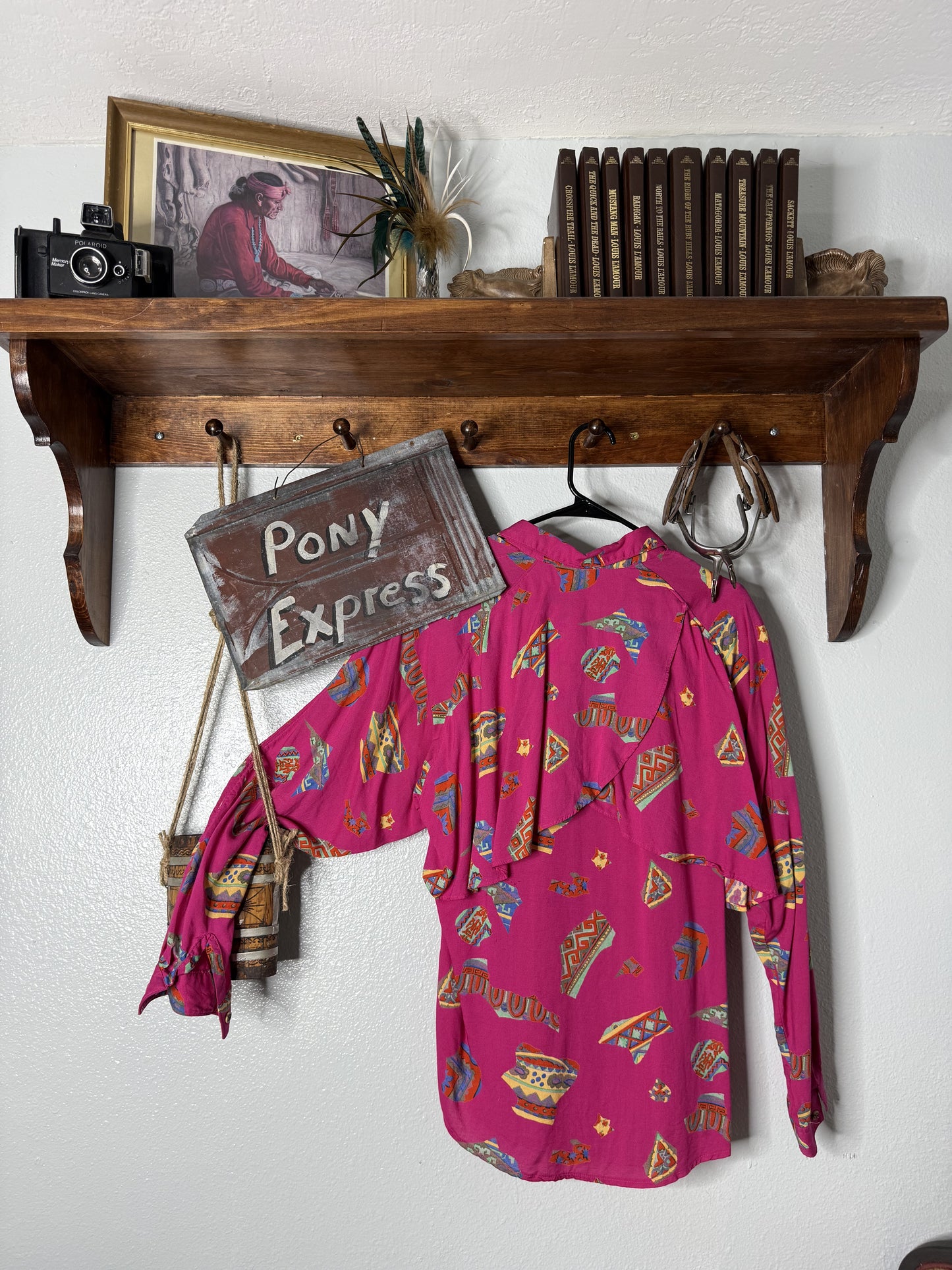 Vintage Rocky Mountain Button-Up Shirt