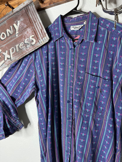 Vintage Activity Road Button-Up Shirt