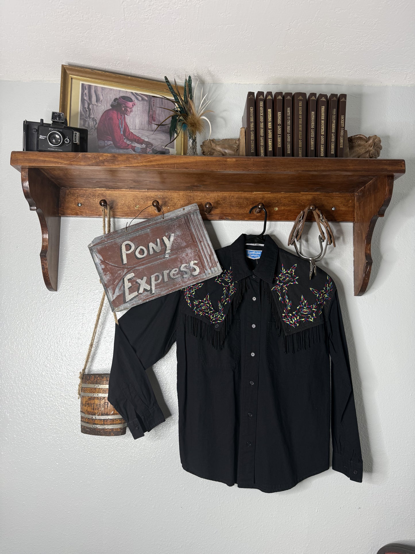 Vintage Southwest Canyon Button-Up Shirt