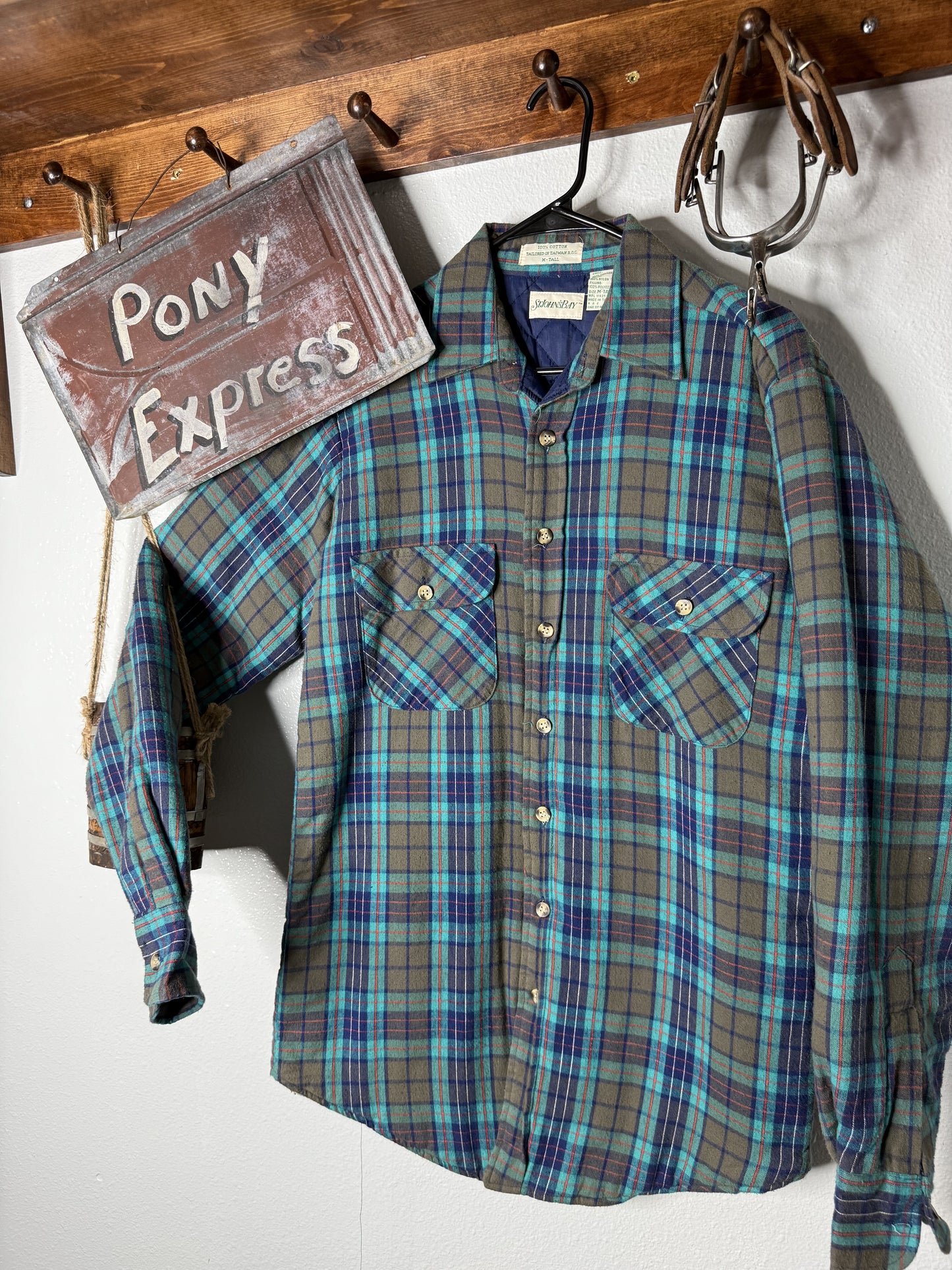 Vintage St. John’s Bay Heavy Flannel Jacket/Coat