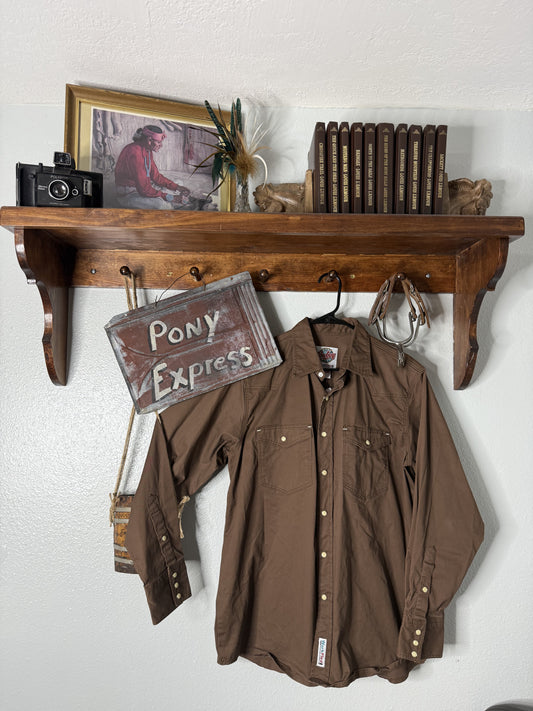 Vintage Cowboy Workwear Pearl Snap Shirt