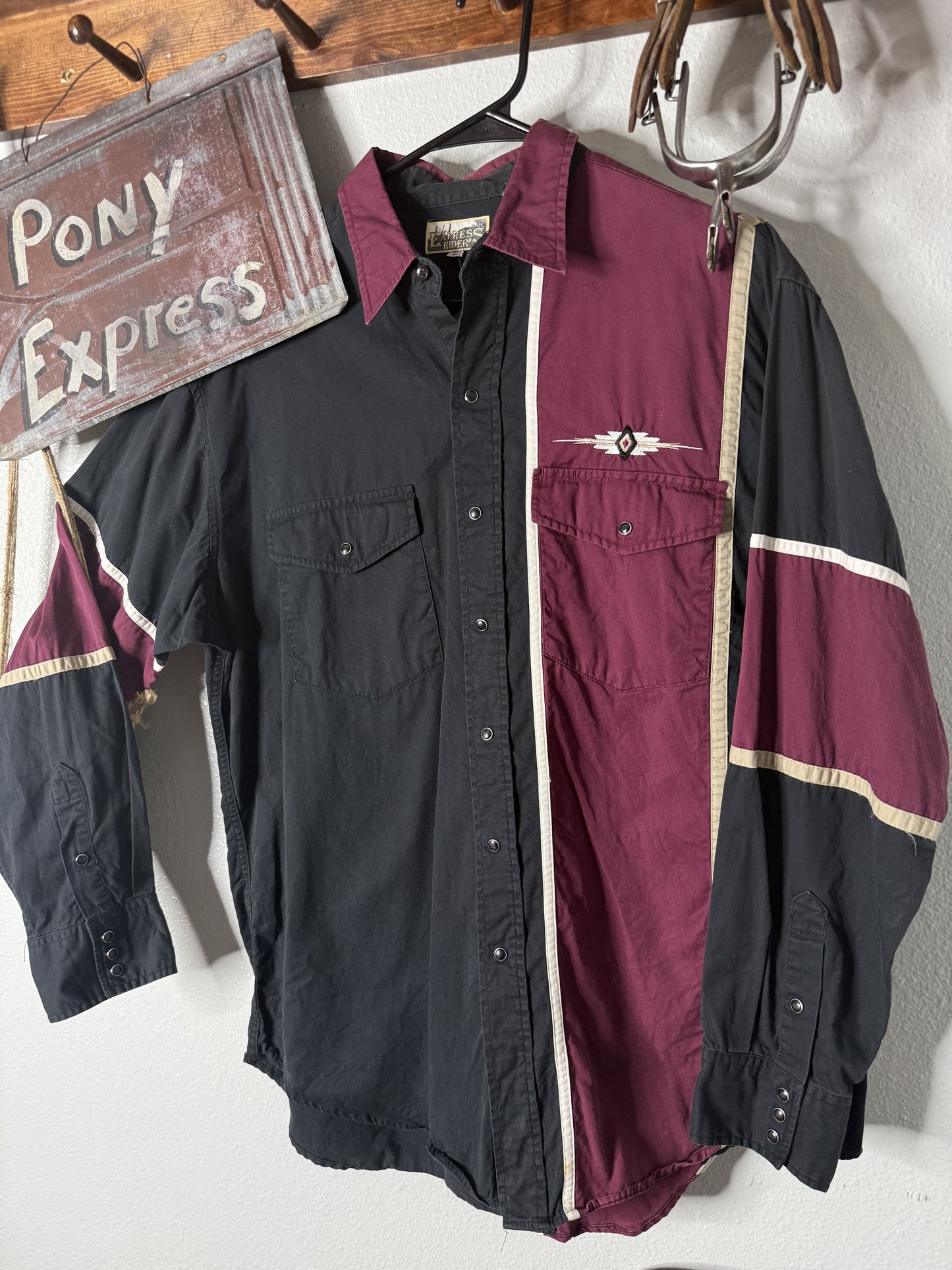 Vintage Express Rider Pearl Snap Shirt