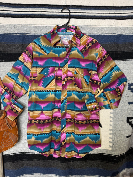 Vintage Authentic Western Wear Pearl Snap Shirt
